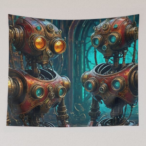 Item preview, Vintage Steampunk Robots designed and sold by TheDarkWardrobe.