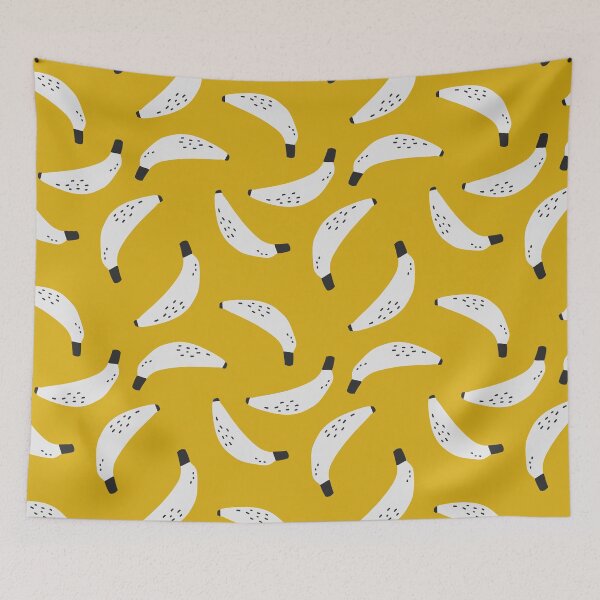 Item preview, bananas on yellow designed and sold by OneBluePlatypus.