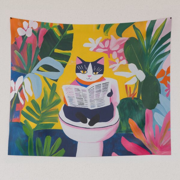 Item preview, Cat In The Toilet designed and sold by Rtymer.
