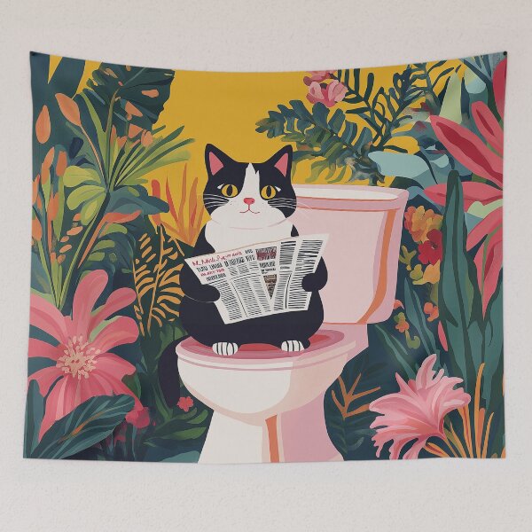 Item preview, Cat In The Toilet designed and sold by Rtymer.