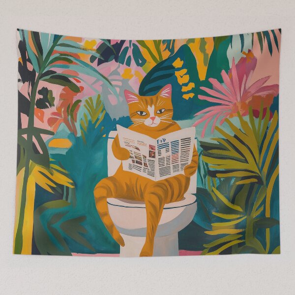 Item preview, Cat In The Toilet designed and sold by Rtymer.