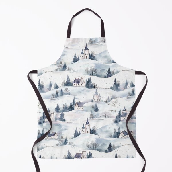 Item preview, Winter Castles - Purple, White and Green designed and sold by AquarellesWorks.