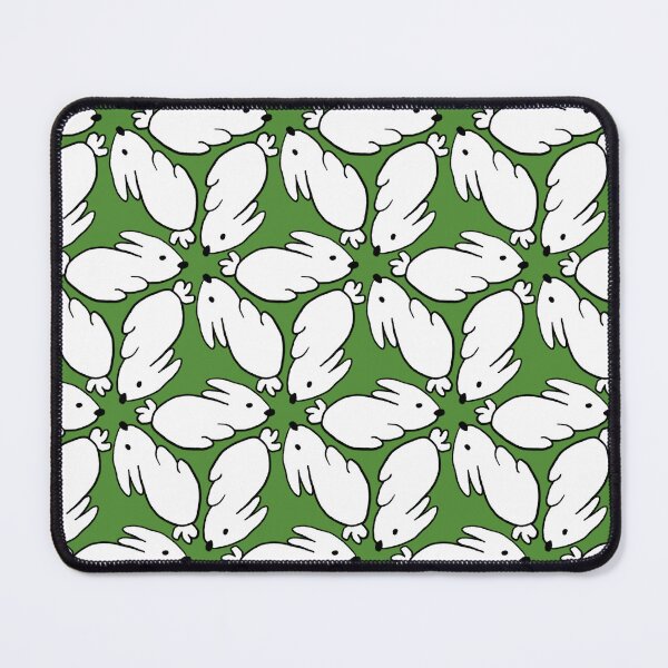 Item preview, bunnies on green designed and sold by OneBluePlatypus.