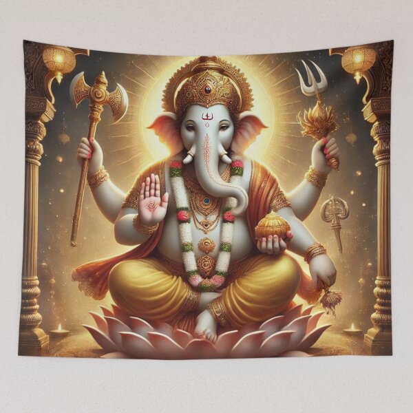 Item preview, Lord Ganesha Divine Artwork designed and sold by Susan2003Shop.