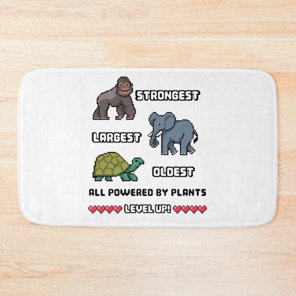 Item preview, Strongest Largest Oldest Powered By Plants , Fun Vegan Vegetarian  designed and sold by DevlynnDesigns.