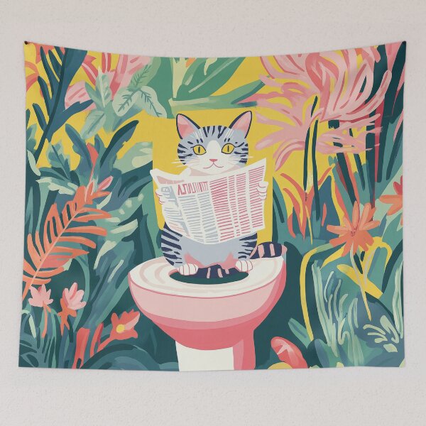 Item preview, Cat In The Toilet designed and sold by Rtymer.