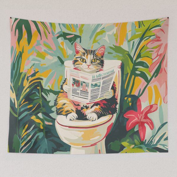 Item preview, Cat In The Toilet designed and sold by Rtymer.