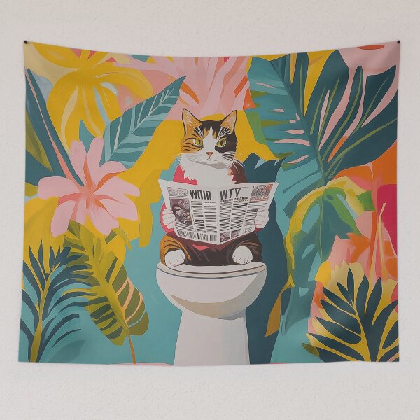 Item preview, Cat In The Toilet designed and sold by Rtymer.