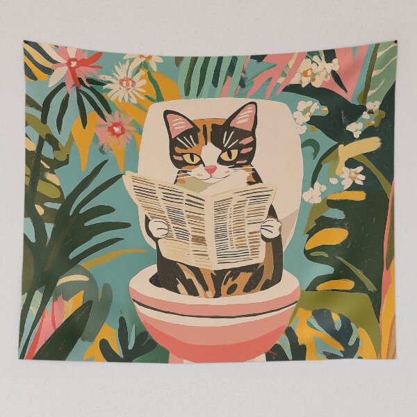 Item preview, Cat In The Toilet designed and sold by Rtymer.