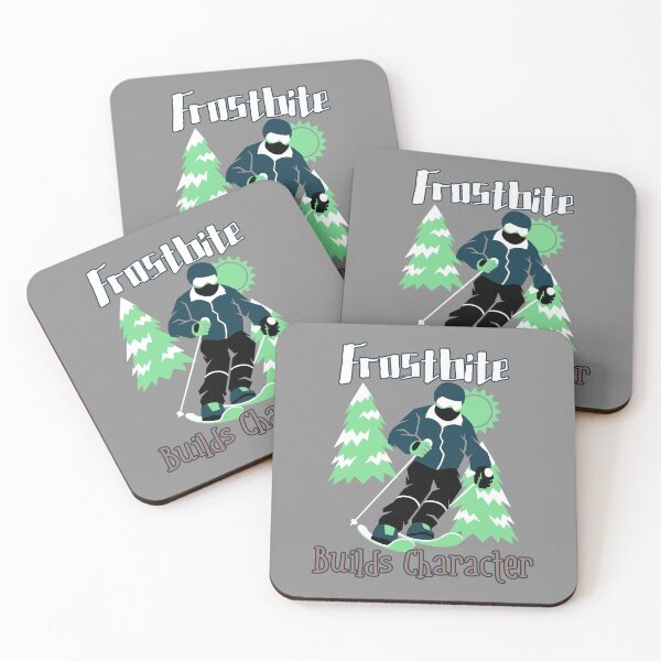 Item preview, Frostbite Builds Character Funny Alpine Skiing designed and sold by HeavenlyHuesStudio.