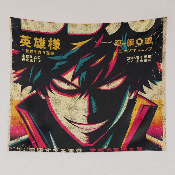 Item preview, Villano de anime japonés retro | Portada de manga vintage designed and sold by IAPICTURE.