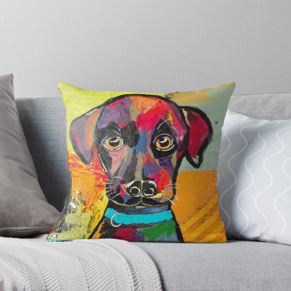 Aperçu de l'œuvre Labrador - Ryder en couleur créée et vendue par Robbij.