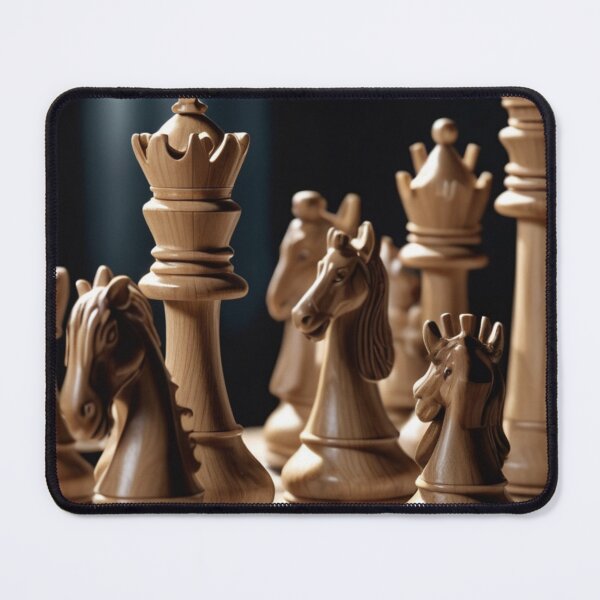 Item preview, Close-Up of Intricately Carved Chess Set designed and sold by KilianSzmid.