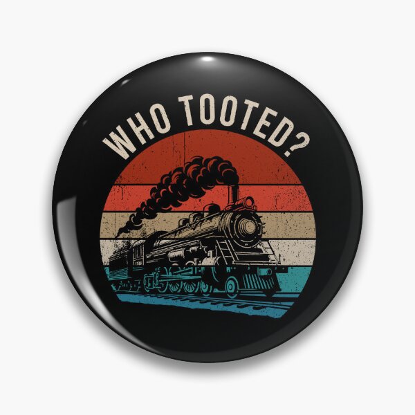 Item preview, Who Tooted - Vintage Railway Train Lover designed and sold by mhernaevily.