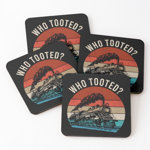 Item preview, Who Tooted - Vintage Railway Train Lover designed and sold by mhernaevily.
