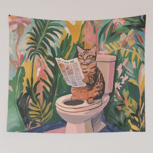Item preview, Cat In The Toilet designed and sold by Rtymer.