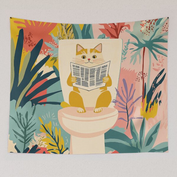 Item preview, Cat In The Toilet designed and sold by Rtymer.