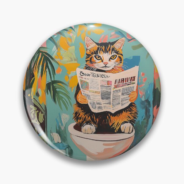 Item preview, Cat In The Toilet designed and sold by Rtymer.