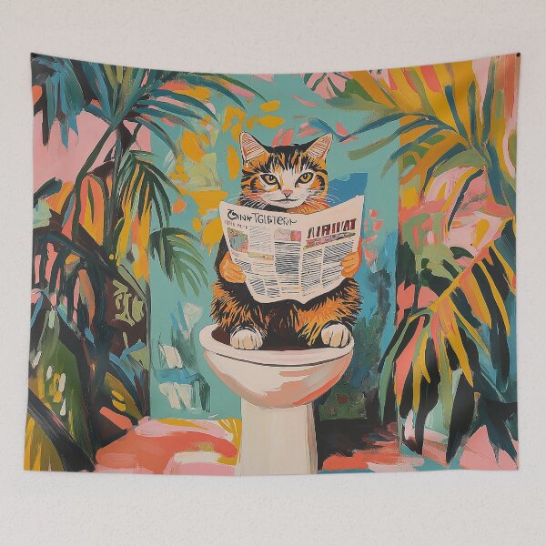 Item preview, Cat In The Toilet designed and sold by Rtymer.