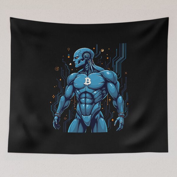 Item preview, Bitcoin Basilisk The Crypto Gaze of Power designed and sold by RadDeck.