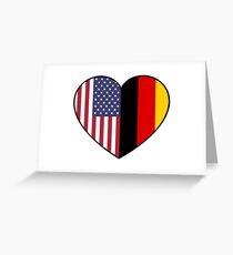 USA & Germany Greeting Card