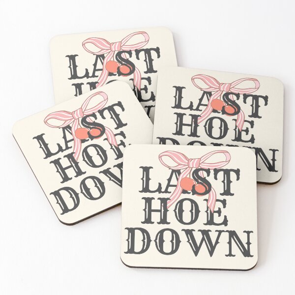 Item preview, Last Hoe Down | western cowgirl bachelorette coquette engaged gift bridesmaid designed and sold by ReadyandRowdy.