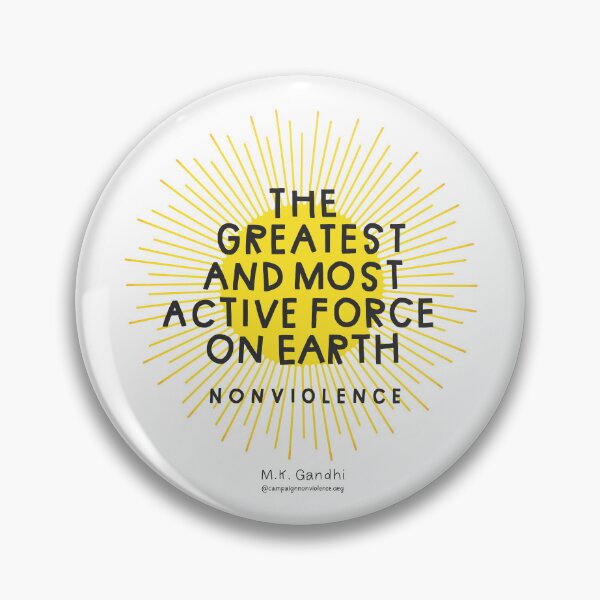 Item preview, NONVIOLENCE: The Greatest Most Active Force on Earth - Gandhi designed and sold by paceebene.