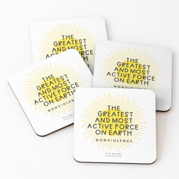 Item preview, NONVIOLENCE: The Greatest Most Active Force on Earth - Gandhi designed and sold by paceebene.