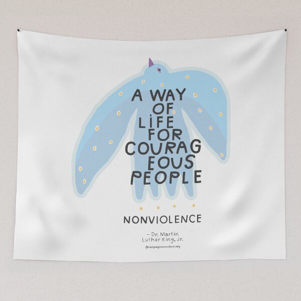 Item preview, NONVIOLENCE: A Way of Life for Courageous People - Martin Luther King Jr. designed and sold by paceebene.