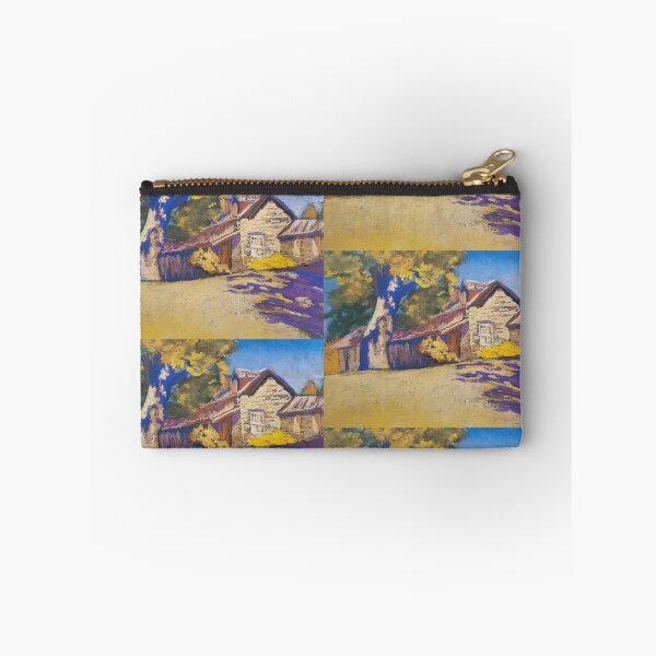 Item preview, Soft Pastel Artwork : Summer Homestead landscape jacintastevens.art designed and sold by jacintastevens.art.