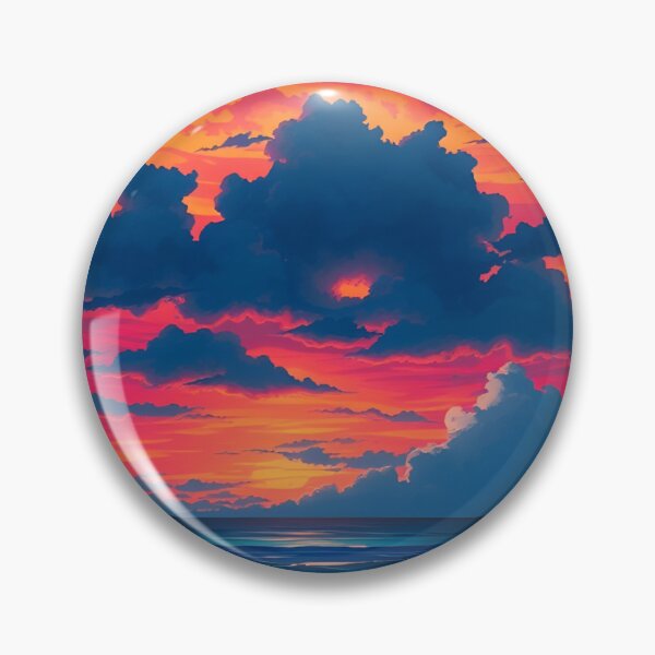 Item preview, Beautiful Beach Sunset  | AI Landscape  designed and sold by typoinspired.