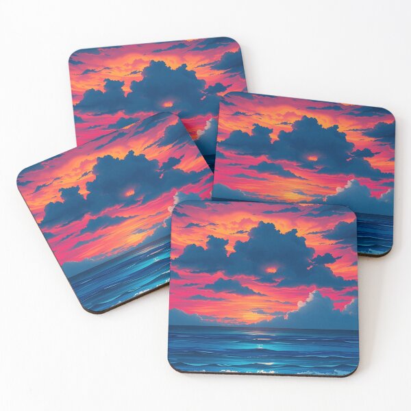 Item preview, Beautiful Beach Sunset  | AI Landscape  designed and sold by typoinspired.