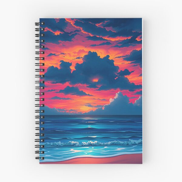 Item preview, Beautiful Beach Sunset  | AI Landscape  designed and sold by typoinspired.