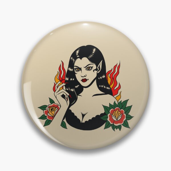 Item preview, Traditional Tattoo Vampire girl designed and sold by eig.