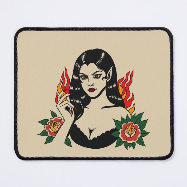 Item preview, Traditional Tattoo Vampire girl designed and sold by eig.