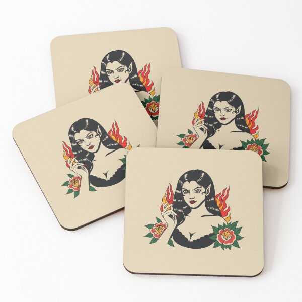 Item preview, Traditional Tattoo Vampire girl designed and sold by eig.