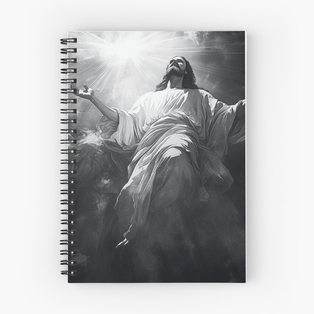 Vista previa del artículo con la obra «Cuaderno de espiral», diseñado y vendido por CelestialThread.