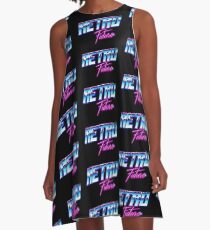 Retro Future A-Line Dress