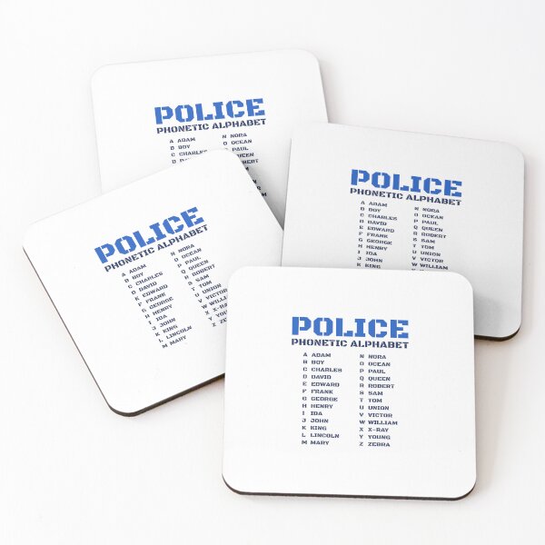 Item preview, Alphabet Police Phonetic designed and sold by AnnSign.