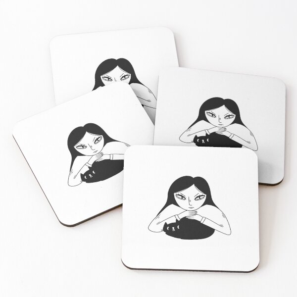 Item preview, Girl with cat designed and sold by eig.