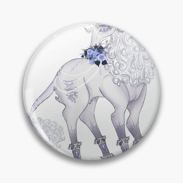 Item preview, Unicorn with Flowers designed and sold by LicorneDuLait.