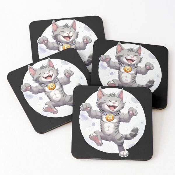 Item preview, BTC Bitcoin Happy Cat -- Crypto & Cryptocurrency To The Moon designed and sold by GetContented.
