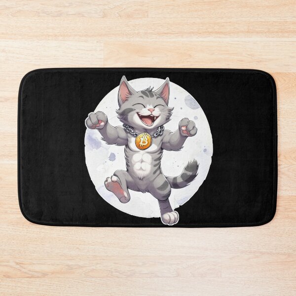 Item preview, BTC Bitcoin Happy Cat -- Crypto & Cryptocurrency To The Moon designed and sold by GetContented.