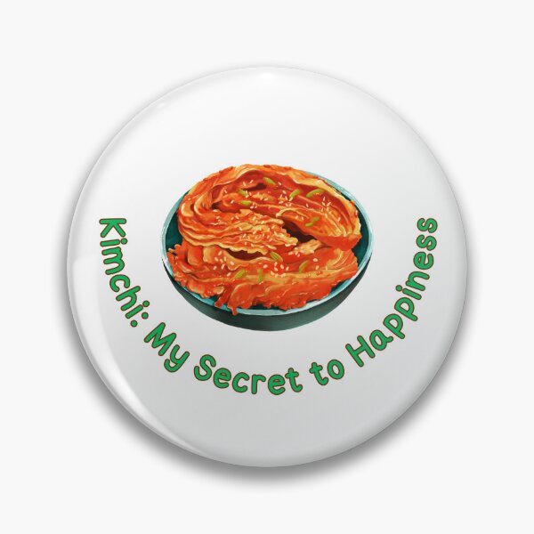 Aperçu de l'œuvre Copie de Kimchi, Mon secret du bonheur, amoureux de la Corée, amateur de cuisine coréenne, cadeau coréen, gourmet coréen créée et vendue par SunAndJune.