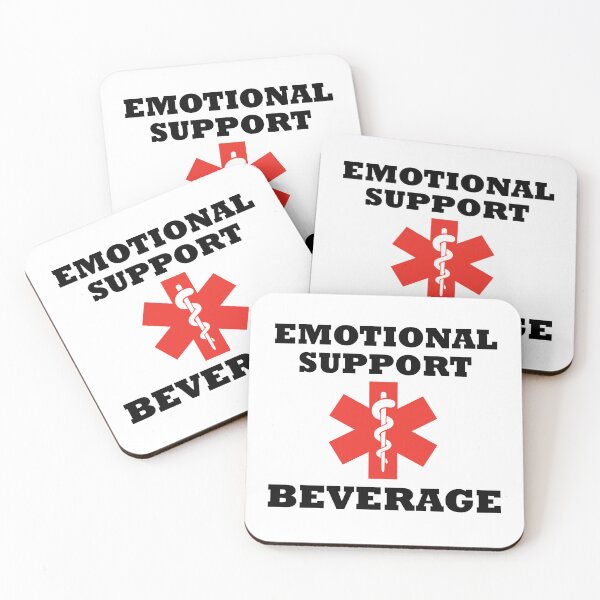Item preview, Emotional Support Beverage designed and sold by cedricstudio.