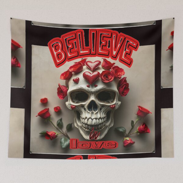 Item preview, Skull  Belive in Love designed and sold by Atarac.