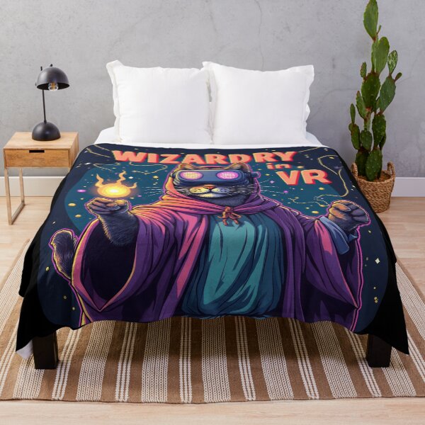 Item preview, Retro Gaming Wizard Cat designed and sold by duke818.