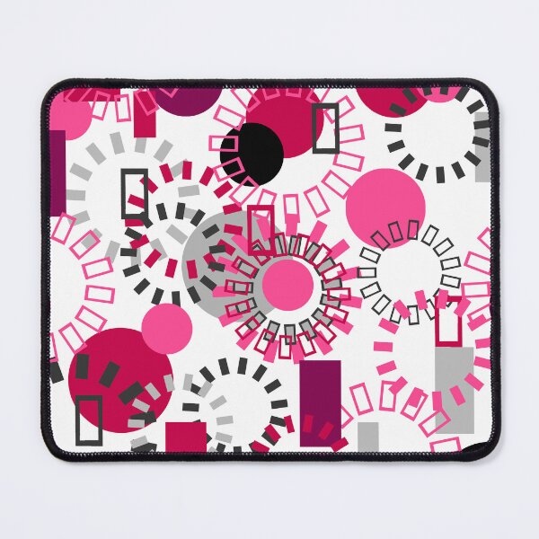 Item preview, Hot Pink Radiant Rings Pattern  designed and sold by Sharon Schwalbe.