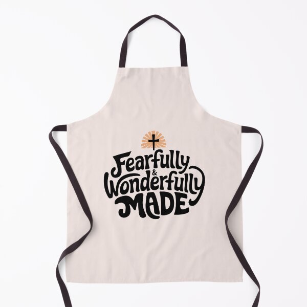 Item preview, Fearfully & Wonderfully Made | Calligraphy Bible Verses Christian Faith Art designed and sold by KnitLuv.