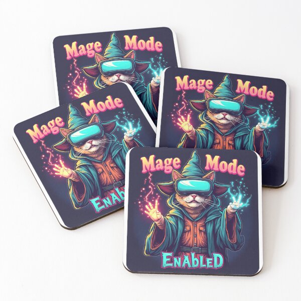 Item preview, Retro Gaming Wizard Cat designed and sold by duke818.